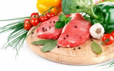 Bei einer Osteochondrose der Brustwirbelsäule ist eine gesunde Ernährung angezeigt